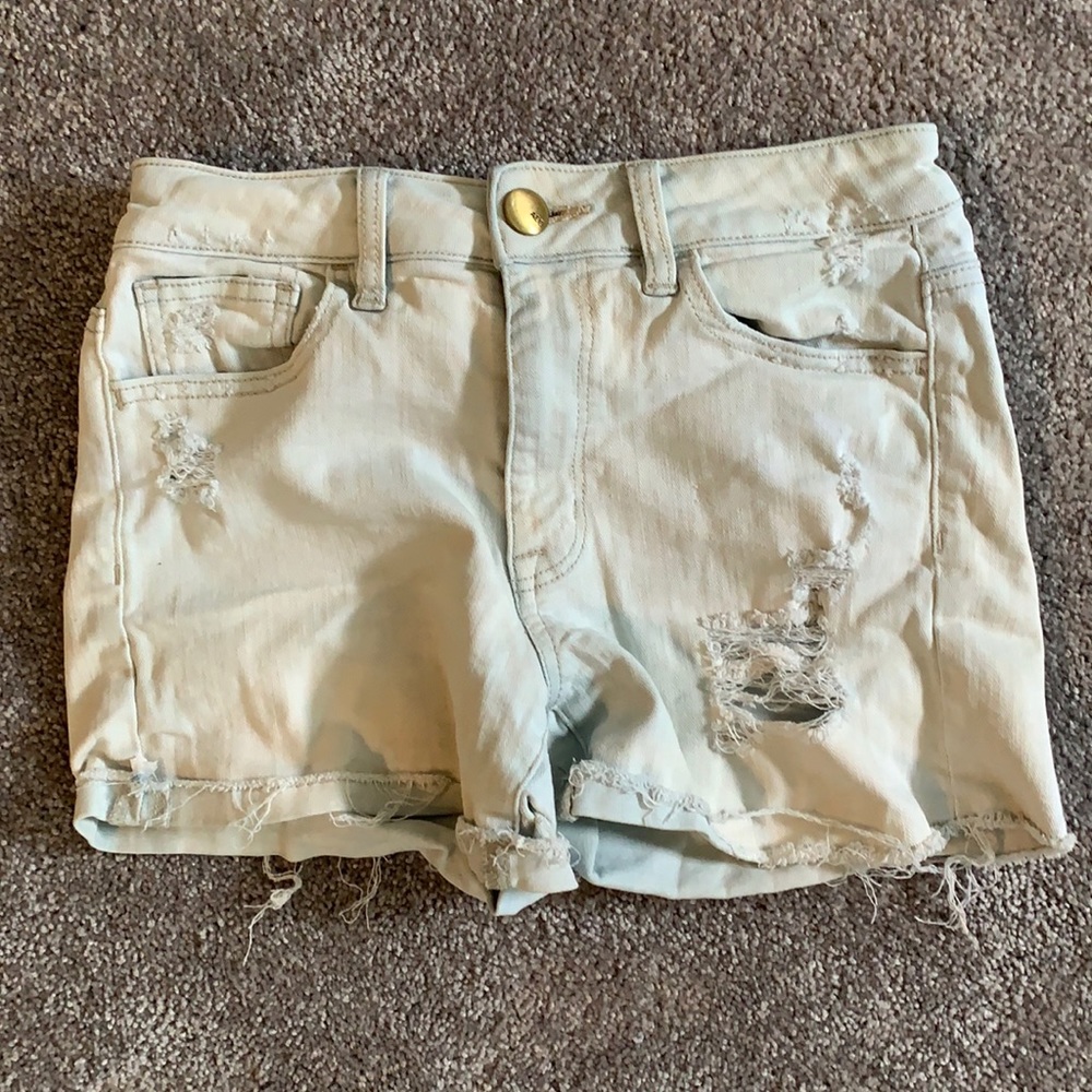 Light Denim American Eagle Jean Shorts